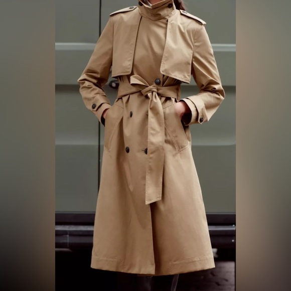 🔥🔥Zara Water Repellent trench coat(oversized) - Picture 10 of 13